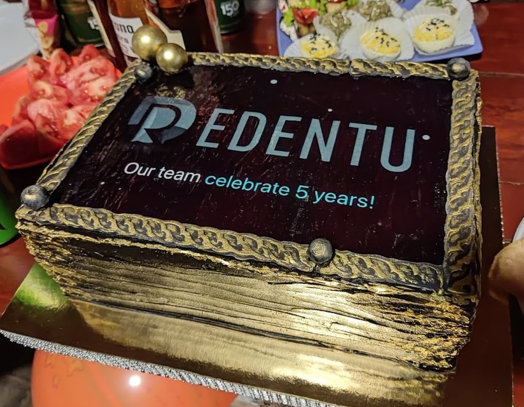 The first small anniversary of great team - 5 years of Redentu